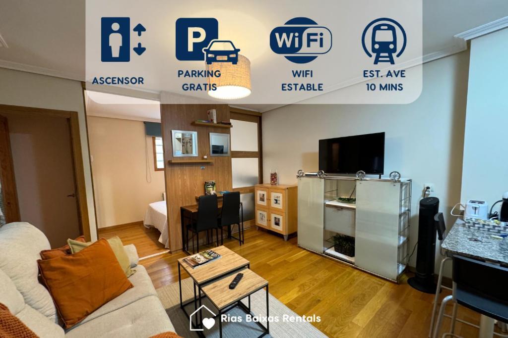 Centrico Con Parking Y Wifi ツ By Rias Baixas Rentals Vigo Dış mekan fotoğraf
